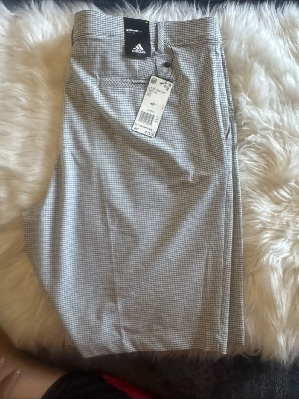 adidas ultimate 365 Men's Light Gray and white Shorts